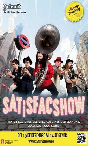 SHOW SATISFACSOW EN TEATRO GOLEMS BARCELONA